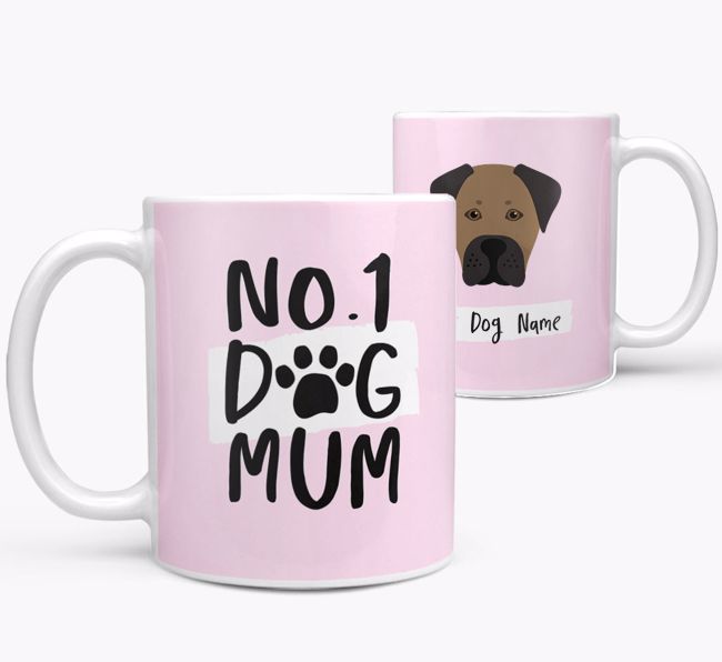 'No.1 Dog Mum' - Personalised {breedFullName} Mug